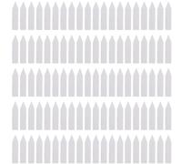 Ujjdwiurgh Lot de 100 étiquettes réutilisables en PVC pour plantes, arbres, fruits, semis, pots de fleurs, outil de tri