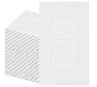 Ujjdwiurgh Lot de 100 isolateurs de sortie électrique, joint en mousse EVA pour mur, couvercle de prise d'interrupteur facile à installer