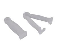 Ujjdwiurgh Lot de 100 pinces à cordon ombilical jetables pour animaux d'élevage et cochons