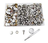 Ujjdwiurgh Lot de 100 rivets en acier inoxydable pour bâche de bateau 15 mm