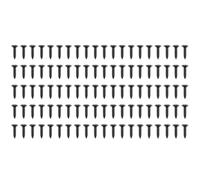 Ujjdwiurgh Lot de 100 vis de protection pour guitare électrique Noir