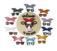 Ujjdwiurgh Lot de 11 cintres interchangeables pour porte d'entrée avec cordon A