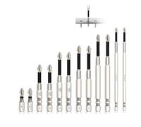 Ujjdwiurgh Lot de 12 embouts de tournevis antidérapants magnétiques