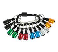 Ujjdwiurgh Lot de 12 forets portables à changement rapide avec tige hexagonale de 6,35 mm