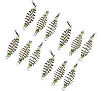 Ujjdwiurgh Lot de 12 leurres de pêche à la carpe en ligne pour pêche à la carpe