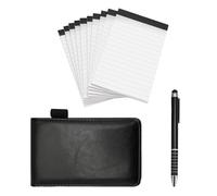 Ujjdwiurgh Lot de 12 petits blocs-notes de poche avec 10 recharges de 7,6 x 12,7 cm