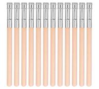 Ujjdwiurgh Lot de 12 rallonges de crayon en bois avec poignée en aluminium pour fournitures scolaires et de bureau