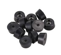 Ujjdwiurgh Lot de 12 rondelles de pieds coniques antidérapantes en caoutchouc pour meubles 22 mm x 10 mm