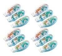 Ujjdwiurgh Lot de 12 Rouleaux de AdhéSif Double Face 3 Couleurs de Scrapbooking AdhéSif pour de Scrapbooking