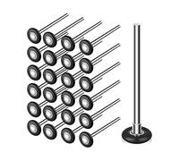 Ujjdwiurgh Lot de 12 rouleaux de porte de garage silencieux en nylon de 4,6 cm - Roulements de rechange 6200ZZ - Accessoires pour porte de garage