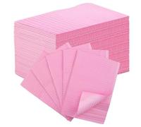 Ujjdwiurgh Lot de 125 serviettes en papier pliables jetables en acrylique pour la pratique des ongles, rose