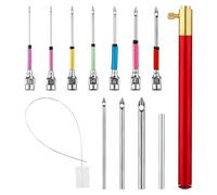 Ujjdwiurgh Lot de 13 aiguilles de poinçonnage réglables pour adultes débutants