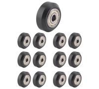 Ujjdwiurgh Lot de 13 poulies POM pour imprimante 3D 625Zz - Roulement linéaire - Roulement linéaire - Roulettes rondes passives pour CR10, 3