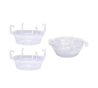 Ujjdwiurgh Lot de 15 bacs d'égouttement en plastique transparent à suspendre pour plantes d'intérieur et d'extérieur 30,5 cm