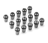 Ujjdwiurgh Lot de 15 pinces à ressort ER11 pour mandrin de tour de gravure CNC 1,0 mm-7,0 mm et 0,63 cm