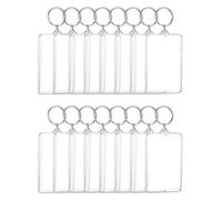 Ujjdwiurgh Lot de 16 cadres photo en acrylique pour loisirs créatifs, 5,6 x 7,6 cm, facile à installer