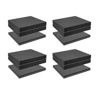 Ujjdwiurgh Lot de 16 inserts en mousse pré-carrés avec fond pour boîtes de jeu de société et tiroir de rangement B