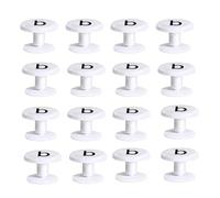 Ujjdwiurgh Lot de 16 rivets de rechange pour sacs Bogg - Compatible avec sangles de sac fourre-tout - Boutons blancs pour poignées de sac de plage