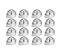 Ujjdwiurgh Lot de 16 roulettes universelles en acier au carbone pour support de rouleau de convoyeur