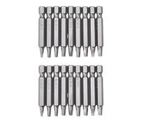 Ujjdwiurgh Lot de 18 embouts de tournevis hexagonaux carrés, 5 cm de long, tige à dégagement rapide magnétique