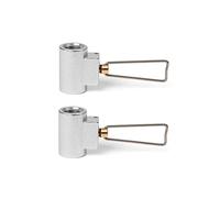 Ujjdwiurgh Lot de 2 adaptateurs de valve de gonflage d'extérieur pour réservoir de gaz butane