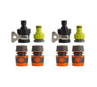 Ujjdwiurgh Lot de 2 adaptateurs universels pour robinet d'eau en plastique pour robinet d'arrosage de 13 à 24 mm