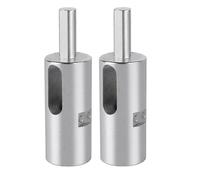 Ujjdwiurgh Lot de 2 Attaches Torsadées de Calibre 11 pour Mandrin de Perçage pour la Fixation de Clôtures à Mailles Losangées et de Clôtures en Boucle - Forets Hélicoïdaux Faciles