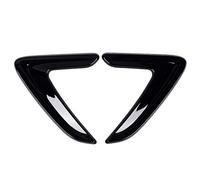 Ujjdwiurgh Lot de 2 autocollants décoratifs pour grille d'aération de voiture F30 F35 316I 320I 328I 330I 335I Noir