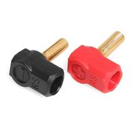 Ujjdwiurgh Lot de 2 bouchons et poignées en forme de L pour dissipateur thermique en métal 4 mm pour camion tout-terrain 1/10 RC pièces de mise à niveau de voiture