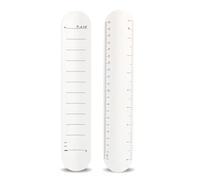 Ujjdwiurgh Lot de 2 bracelets de rappel en silicone pour infirmière, écriture sur mémo, blanc