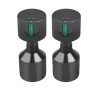 Ujjdwiurgh Lot de 2 broches d'alignement de bride en aluminium de 2,8 cm à deux trous, broches de positionnement dégradées à deux trous pour aligner les tuyaux