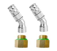 Ujjdwiurgh Lot de 2 buses de pulvérisation réglables haute pression Ouverture de 1,5 mm