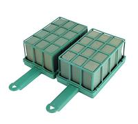 Ujjdwiurgh Lot de 2 cages florales en mousse avec mousse florale pour cage à fleurs, bol pour mariage, arrangement floral frais