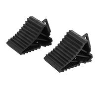 Ujjdwiurgh Lot de 2 cales antidérapantes pour roue de voiture et camion Noir