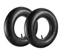 Ujjdwiurgh Lot de 2 chambres à air de pneu de 12,2 à 20,3 cm pour chariots lourds, chariots de jardin, tondeuses et plus encore