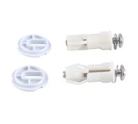 Ujjdwiurgh Lot de 2 charnières de siège de toilette avec vis de fixation pour trou de fixation facile