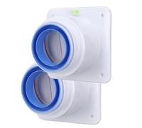 Ujjdwiurgh Lot de 2 clapets anti-retour pour ventilation de cuisine 80-100 mm Tuyau à double extrémité anti-odeurs Contrôle des odeurs