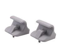 Ujjdwiurgh Lot de 2 clips de fixation pour pare-soleil 8523505100OM Gris pour I20 2008-2015 85235-05100OM Accessoires d'intérieur