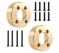 Ujjdwiurgh Lot de 2 contrepoids en laiton 110 g pour CR3.4 KHAMBA CR1.8 Yucatan RC Crawler Car Upgrade Parts