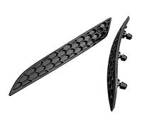 Ujjdwiurgh Lot de 2 coques de feux de brouillard arrière en nid d'abeille brillant pour Golf 7.5 MK7.5