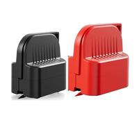 Ujjdwiurgh Lot de 2 coupe-papier cadeau, 4 roues compactes pour papier cadeau, noir, rouge