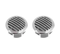 Ujjdwiurgh Lot de 2 couvercles d'aération réglables de 10,2 cm en acier inoxydable 316 pour camping-car, bateau, yacht