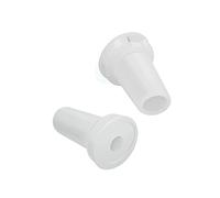 Ujjdwiurgh Lot de 2 embouts de rechange pour bouteilles d'eau blanches en silicone pour filtre à valve de morsure