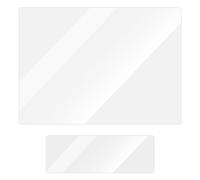 Ujjdwiurgh Lot de 2 films d'écran de navigation GPS pour voiture XC40 XC60 XC90 V90 2016-2021 + film trempé pour écran A/C arrière