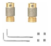 Ujjdwiurgh Lot de 2 forets de meulage de 1,6 cm pour meuleuse de vitrail, outils et fournitures pour vitrail