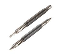 Ujjdwiurgh Lot de 2 goupilles de charnière sans marteau de 0,6 cm, outil de retrait de goupille de charnière de porte, petit poinçon central à ressort