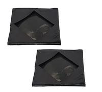 Ujjdwiurgh Lot de 2 housses de protection anti-adhésives pour plaque chauffante haute température (38,1 x 38,1 cm)