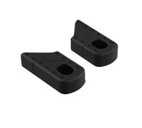 Ujjdwiurgh Lot de 2 housses de protection universelles en caoutchouc pour pédalier de vélo de route, noir