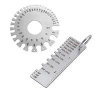 Ujjdwiurgh Lot de 2 jauges de soudage en acier - Outil d'inspection - Tailles de fil d'épaisseur