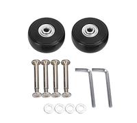 Ujjdwiurgh Lot de 2 kits de réparation de roues de rechange pour valises 50 x 20 x 6,1 mm